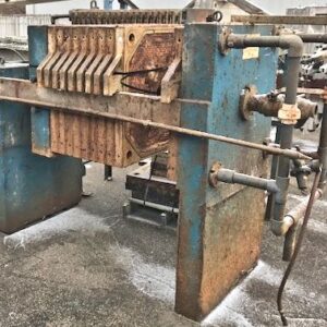 Met-Chem used filter press, 6.5 Cubic Foot Capacity